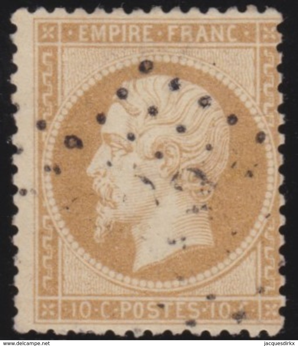 France  .      Yvert   .     21         .                 .         O    .     Oblitéré - 1862 Napoleon III