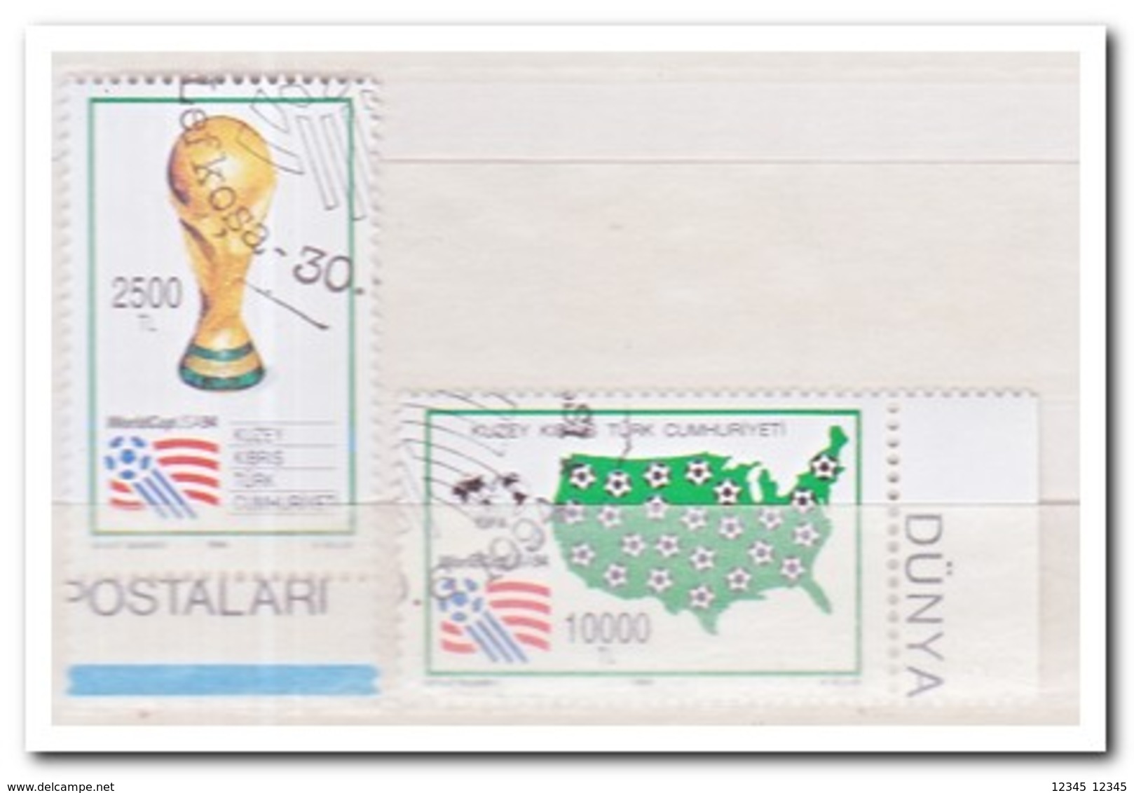 Turks Cyprus 1994, Gestempeld USED, Football Worldcup USA - Used Stamps