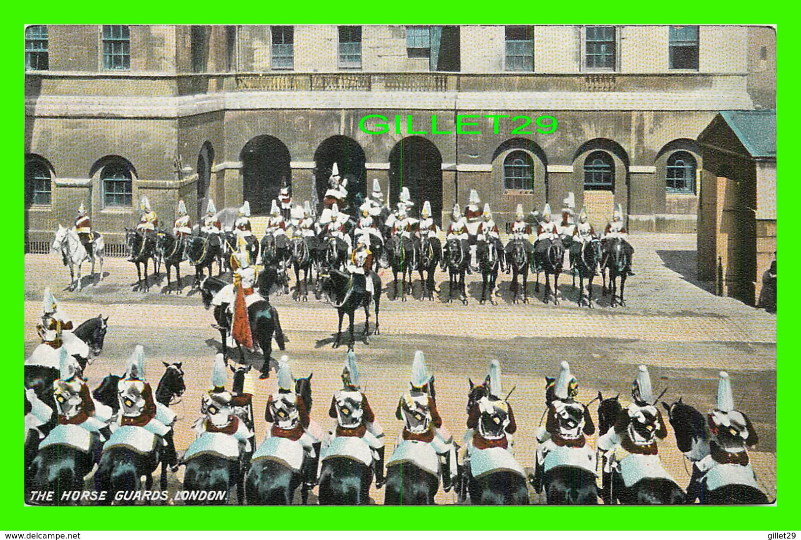 LONDON, UK - THE HORSE GUARDS - F. HARTMANN REAL GLOSSY SERIES - - Buckingham Palace