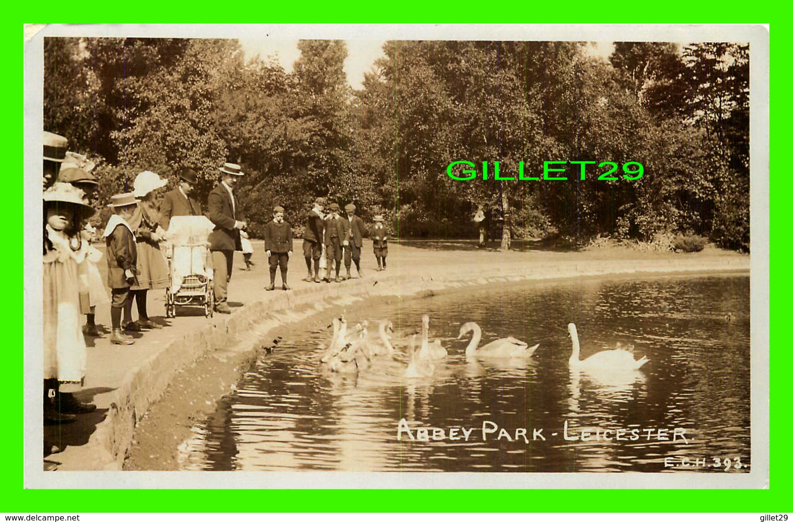 LEICESTER, UK - ABBEY PARK IN 1908  - ANIMATED - E. C. H. - - Leicester