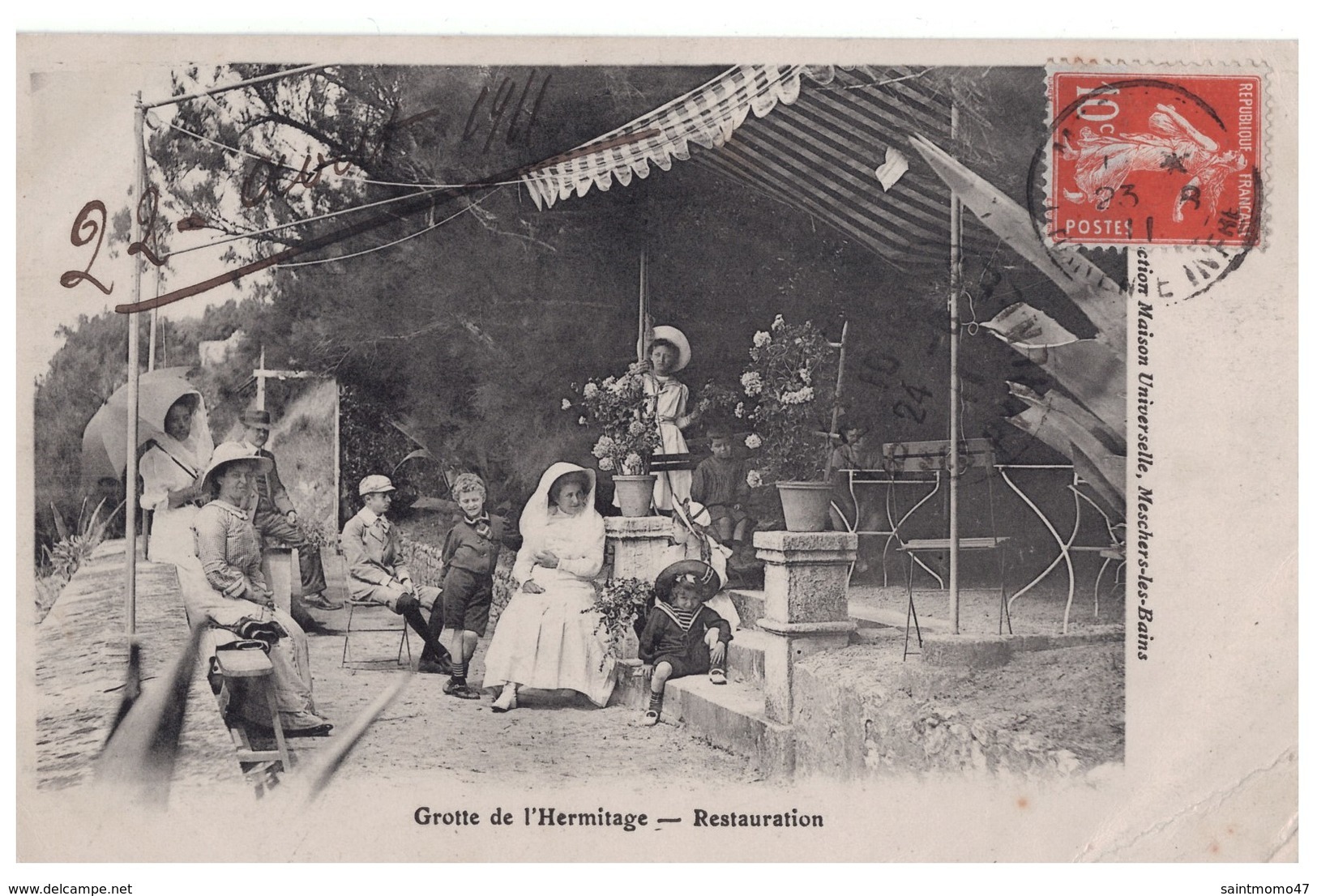 17 - MESCHERS-LES-BAINS . GROTTE DE L'HERMITAGE . RESTAURATION - Réf. N°4384 - - Meschers