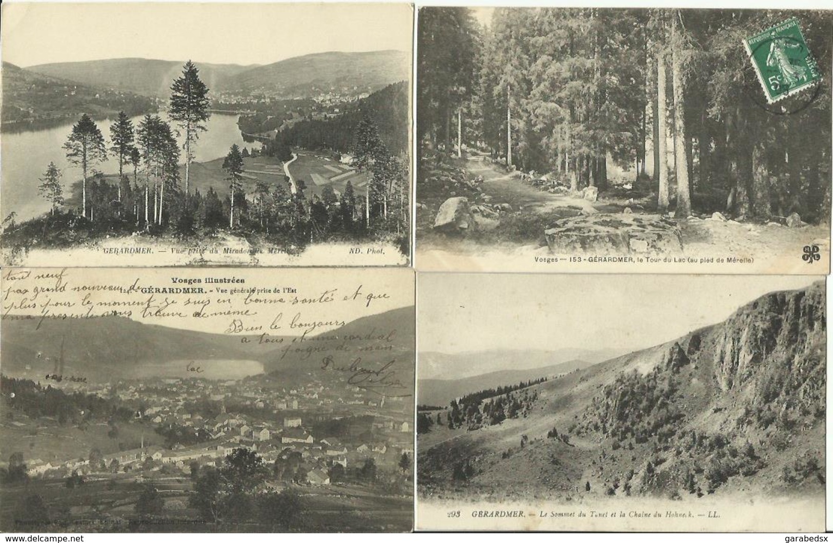 LOT DE 79 CARTES POSTALES ANCIENNES DE GERARDMER (88). - Gerardmer