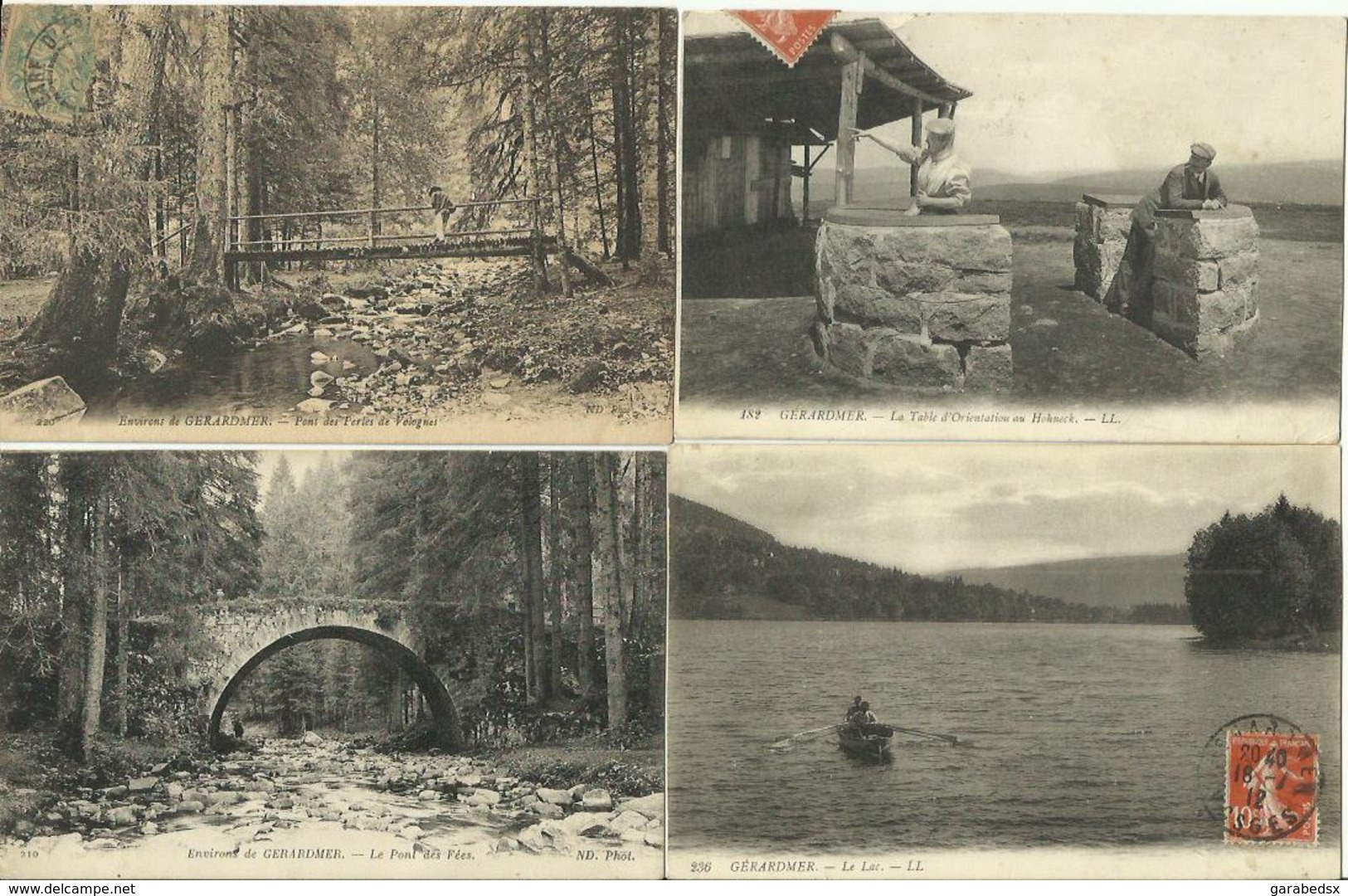 LOT DE 79 CARTES POSTALES ANCIENNES DE GERARDMER (88). - Gerardmer