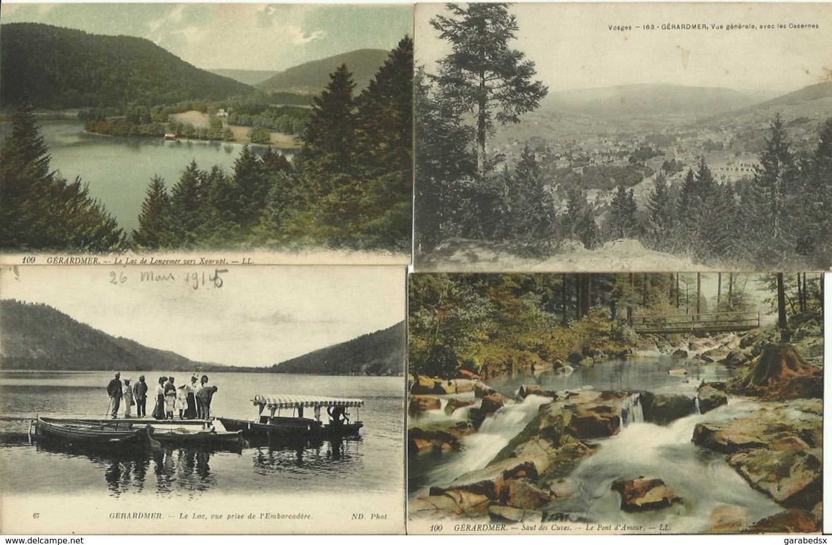 LOT DE 79 CARTES POSTALES ANCIENNES DE GERARDMER (88). - Gerardmer