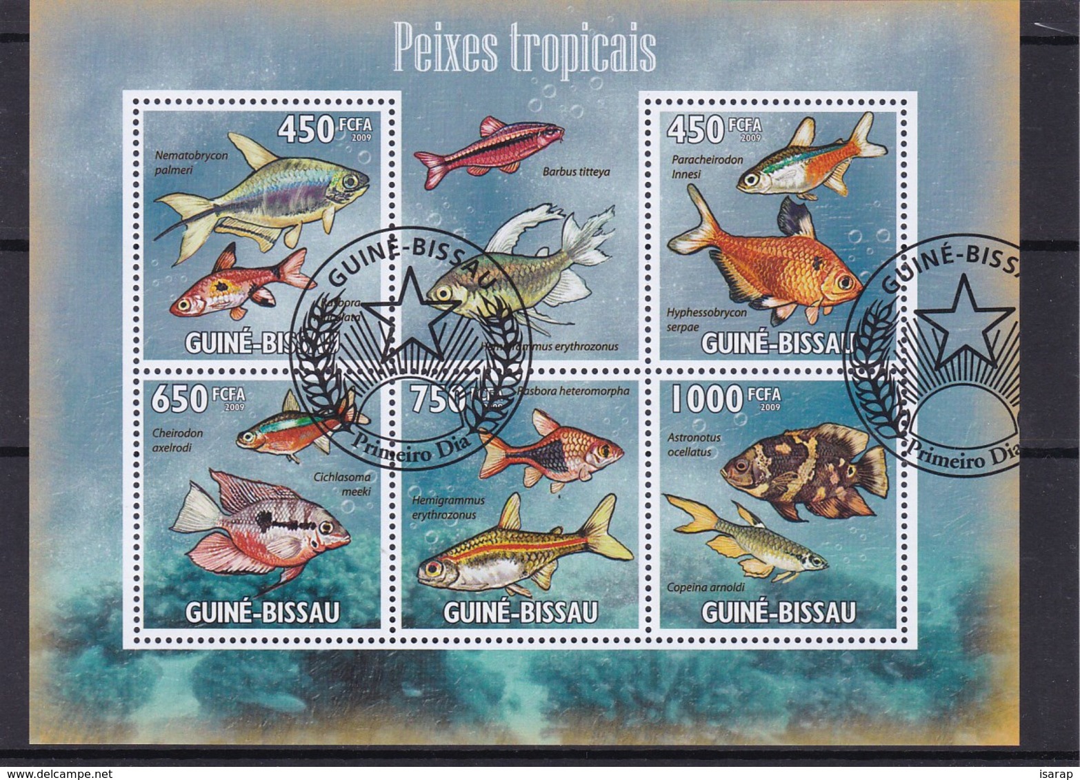 2009 - Guiné Bissau - Marine Animals / Fishes - Used - Fische