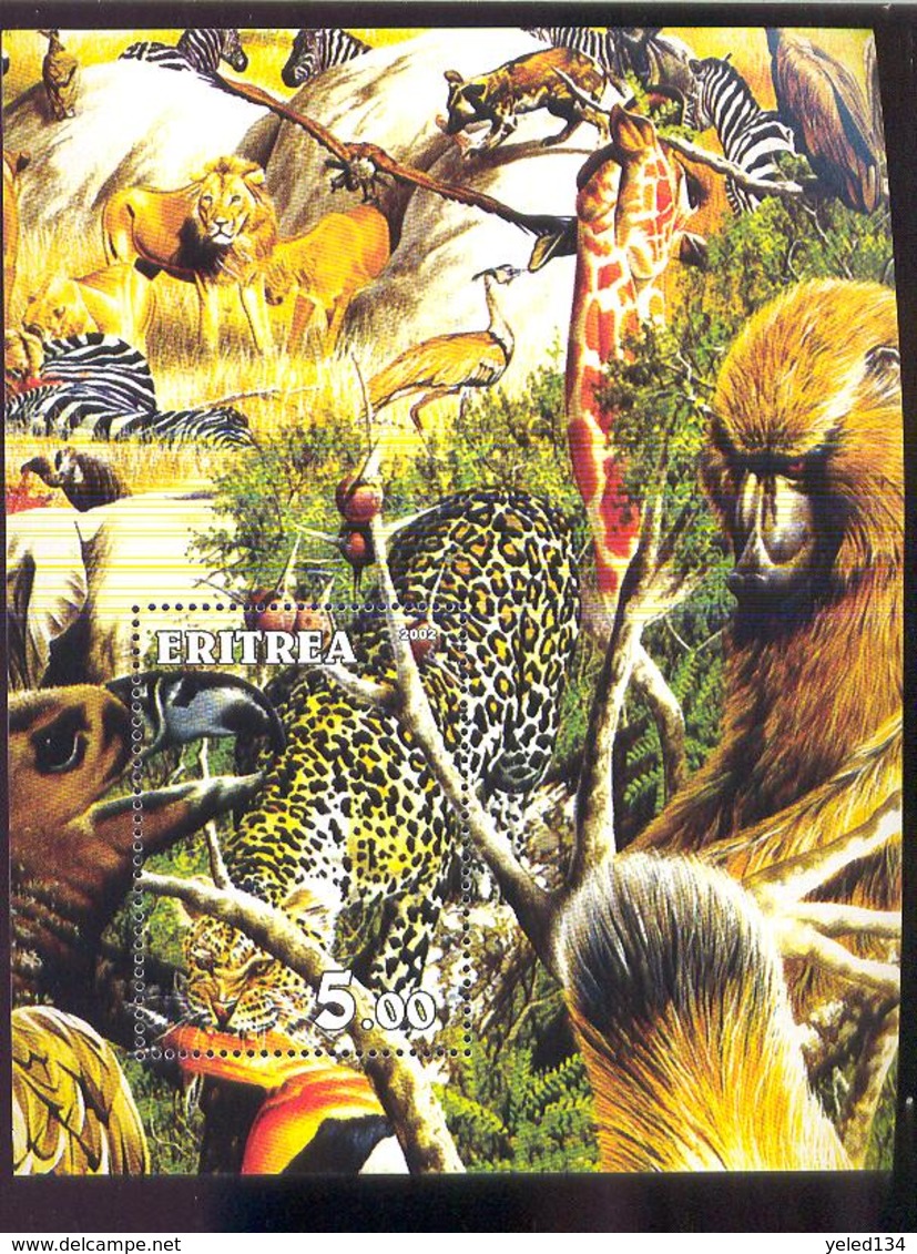 ERITREA   370 MINT NEVER HINGED MINI SHEET OF WILDLIFE & ANIMALS ; - Viñetas De Fantasía