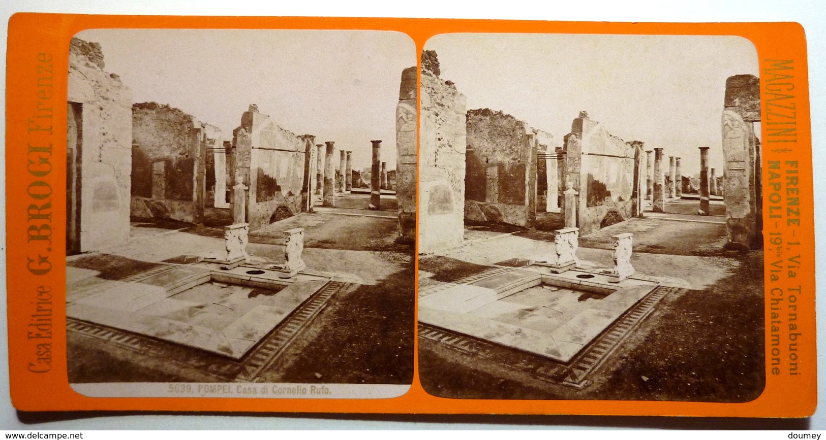 CASA DI CORNELIO RUFO - POMPEI - Stereo-Photographie