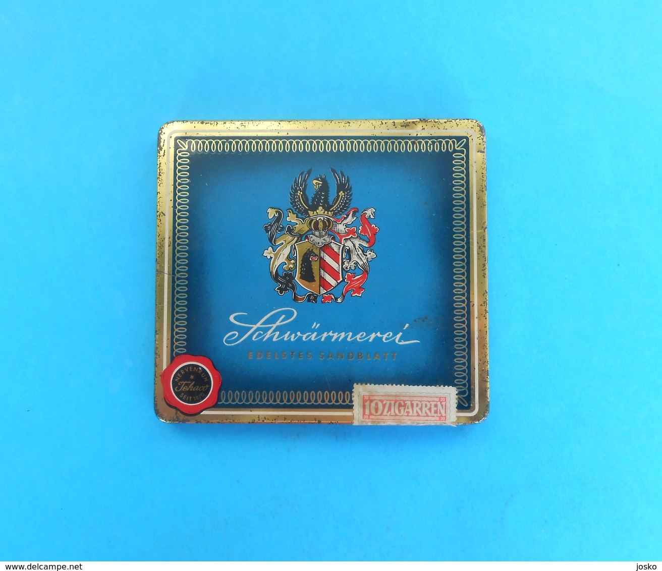 SCHWARMEREI - 10. Zigarren Vintage Tin Box * Zigaretten Sigarette Cigarrillos Cigarros - Tabaksdozen (leeg)