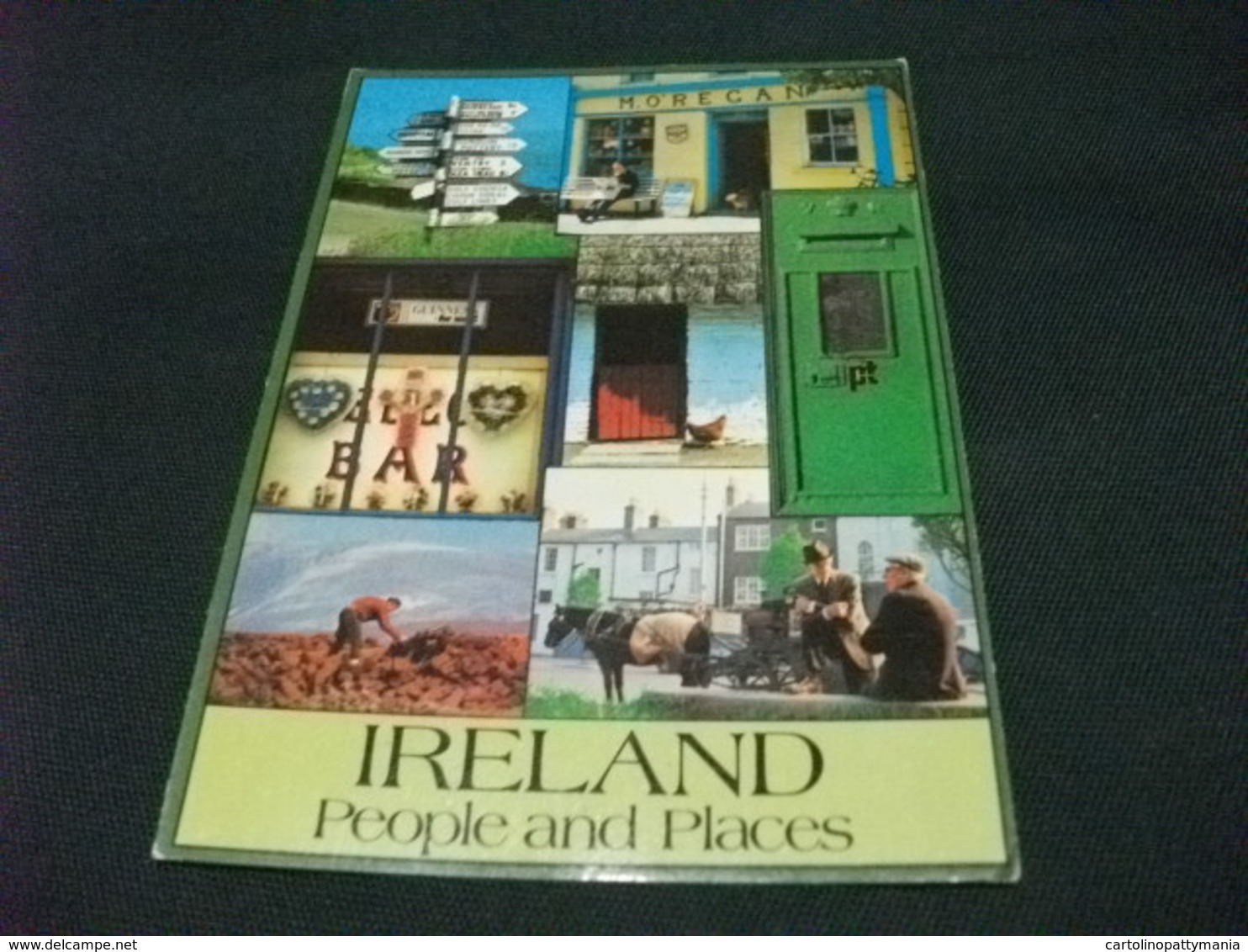 IRLANDA IRELAND PEOPLE AND PLACES BAR  B INSEGNA GUINNES E ALTRE VEDUTE - Altri & Non Classificati