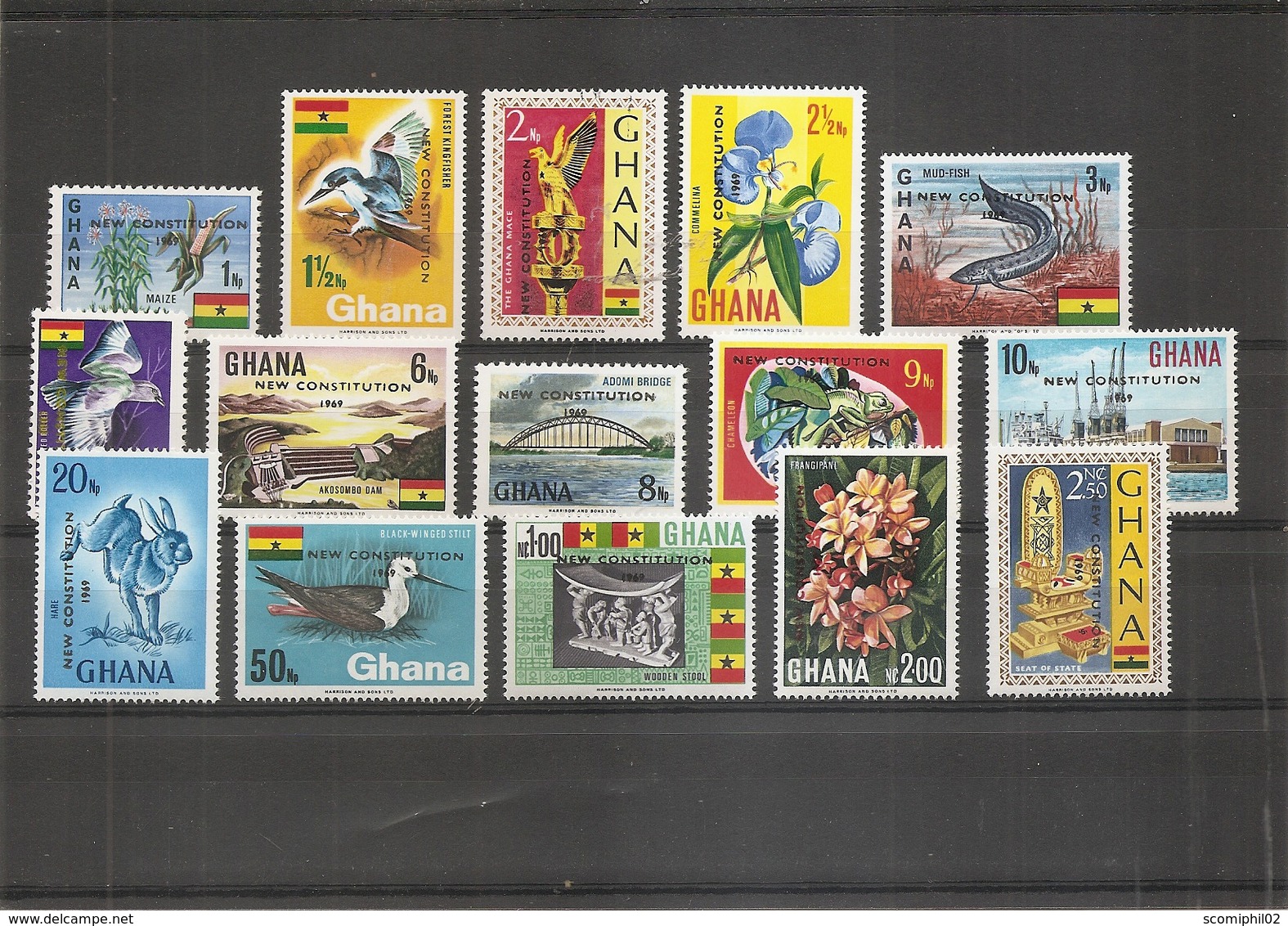 Ghana ( 344/358 XXX -MNH) - Ghana (1957-...)