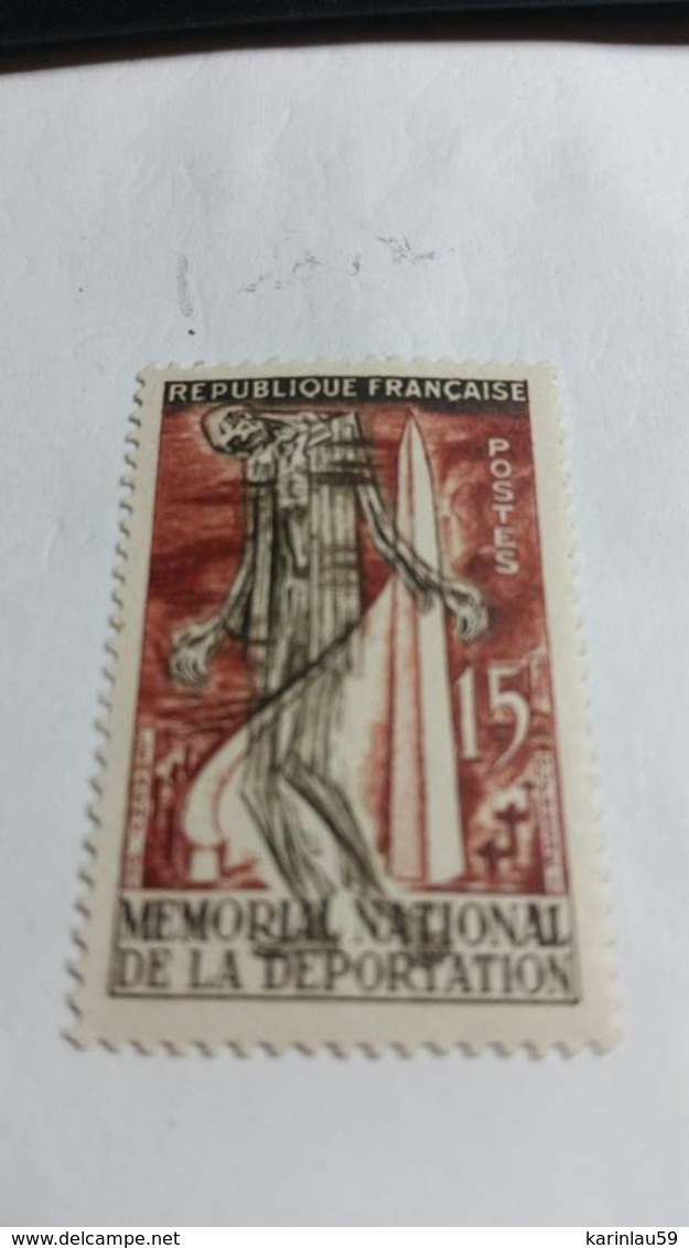 Timbre France Mémorial De La Déportation 1956 N°1050 Neuf - Neufs