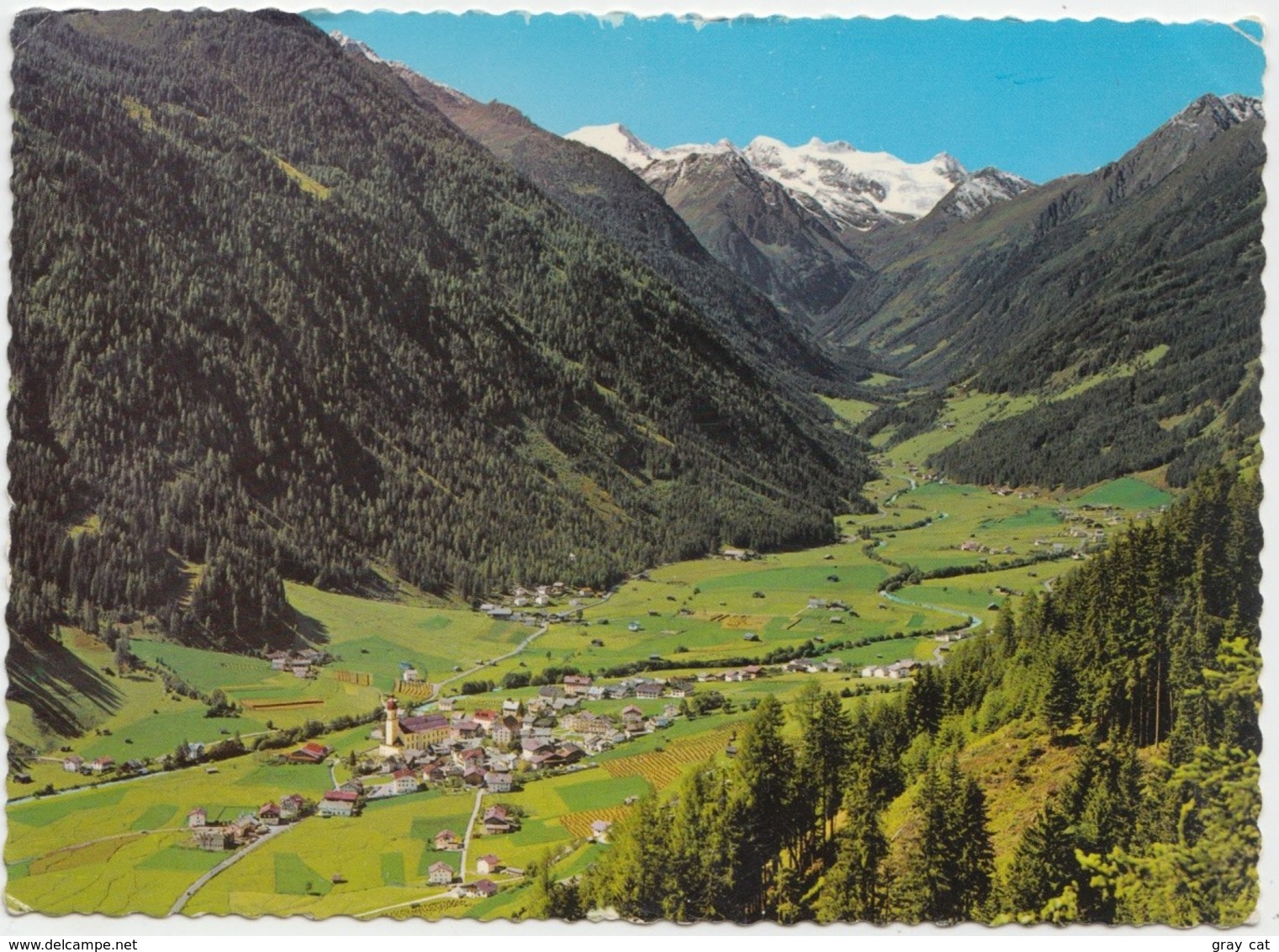Neustift 1000 M, Stubaital, Tirol, Austria, 1972 Used Postcard [22107] - Neustift Im Stubaital