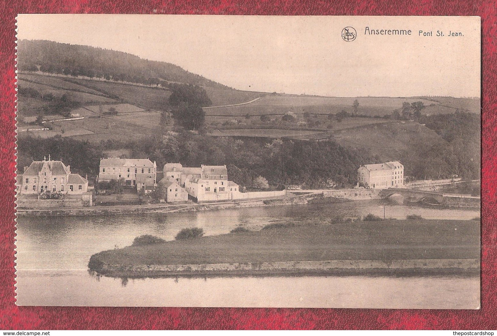 BELGIUM Dinant - Anseremme - CPA - FISHING Saint Jean NELS UNUSED - Dinant