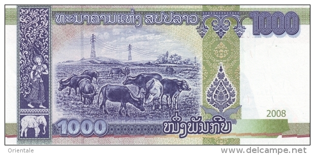 LAOS P. 39a 1000 K 2008 UNC - Laos