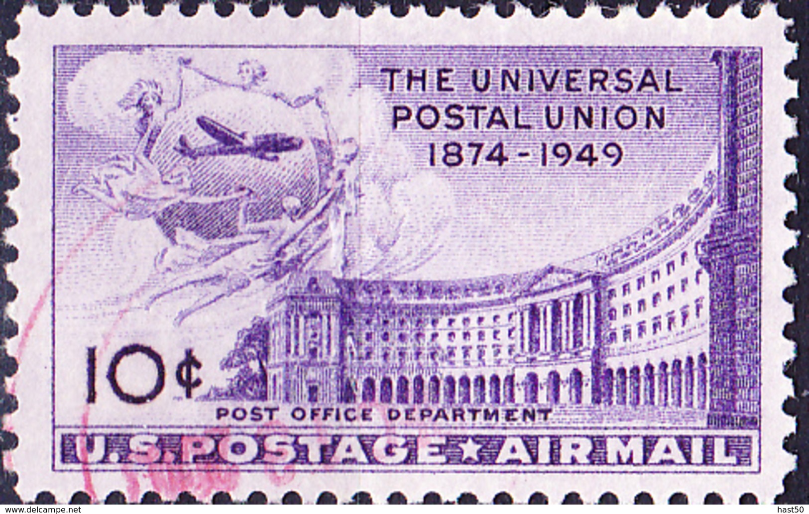 USA - 75 Jahre Weltpostverein (UPU) (MiNr: 601) 1949 - Gest Used Obl - Gebruikt