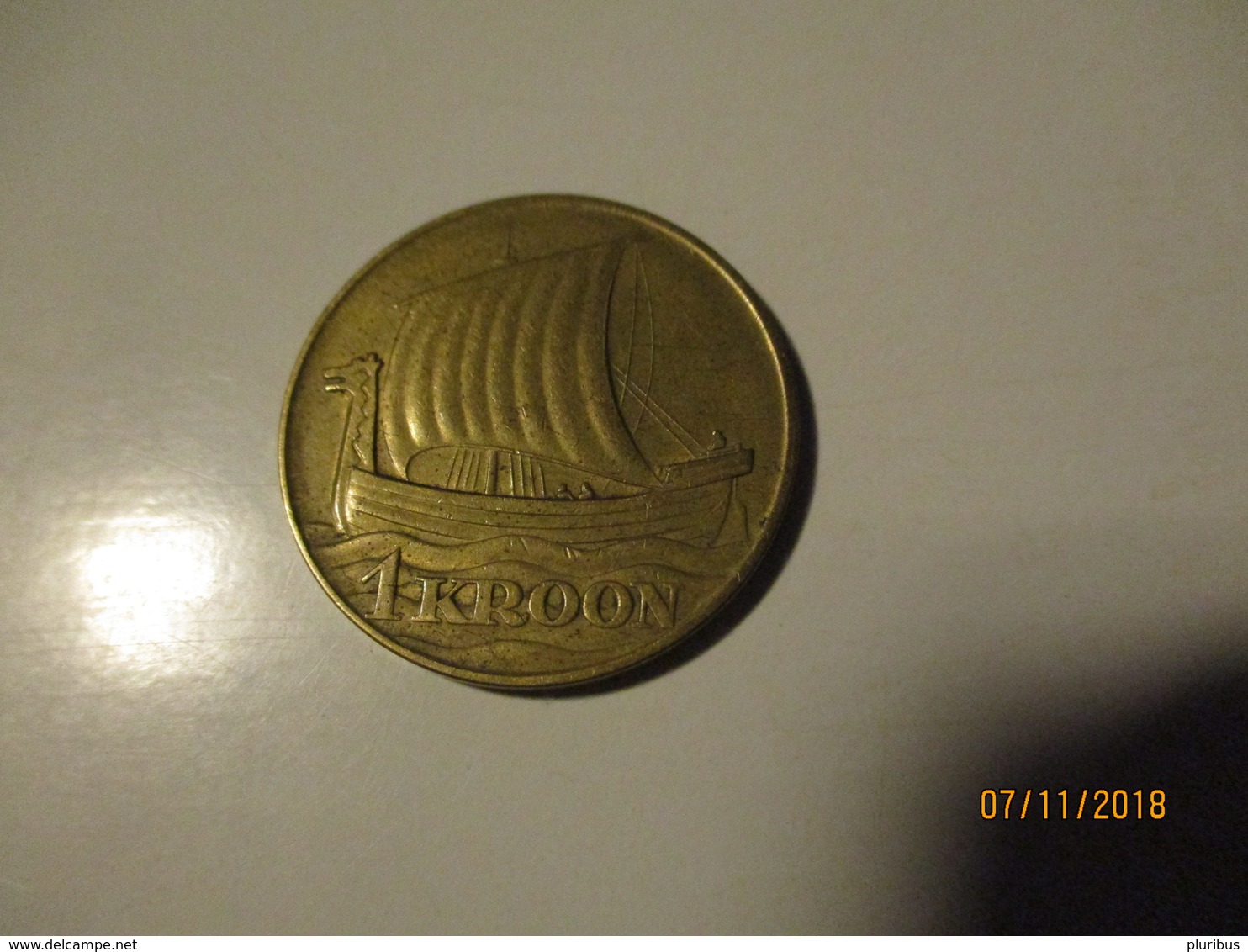 ESTONIA  1 KROON  VIKING SHIP 1934  , 0 - Estonie