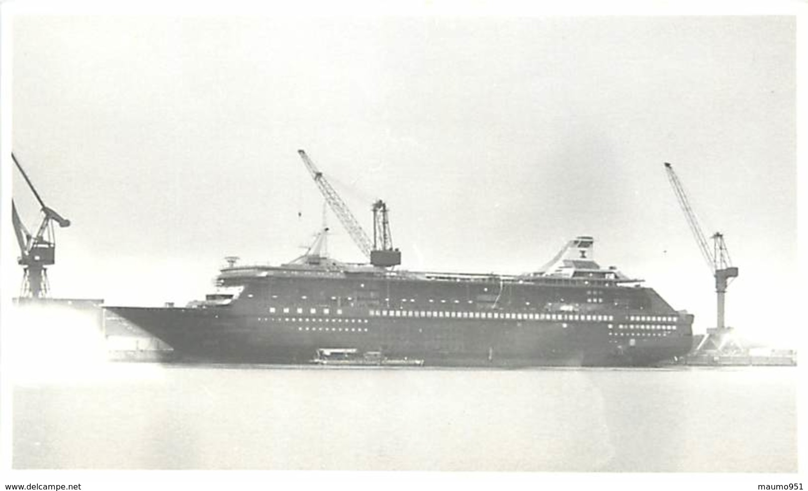 CLICHE BATEAU - LE SEAWARD  DE 1988 CATEGORIE 40000 TONNES - FORMAT C.P.A N° B363 - Barche