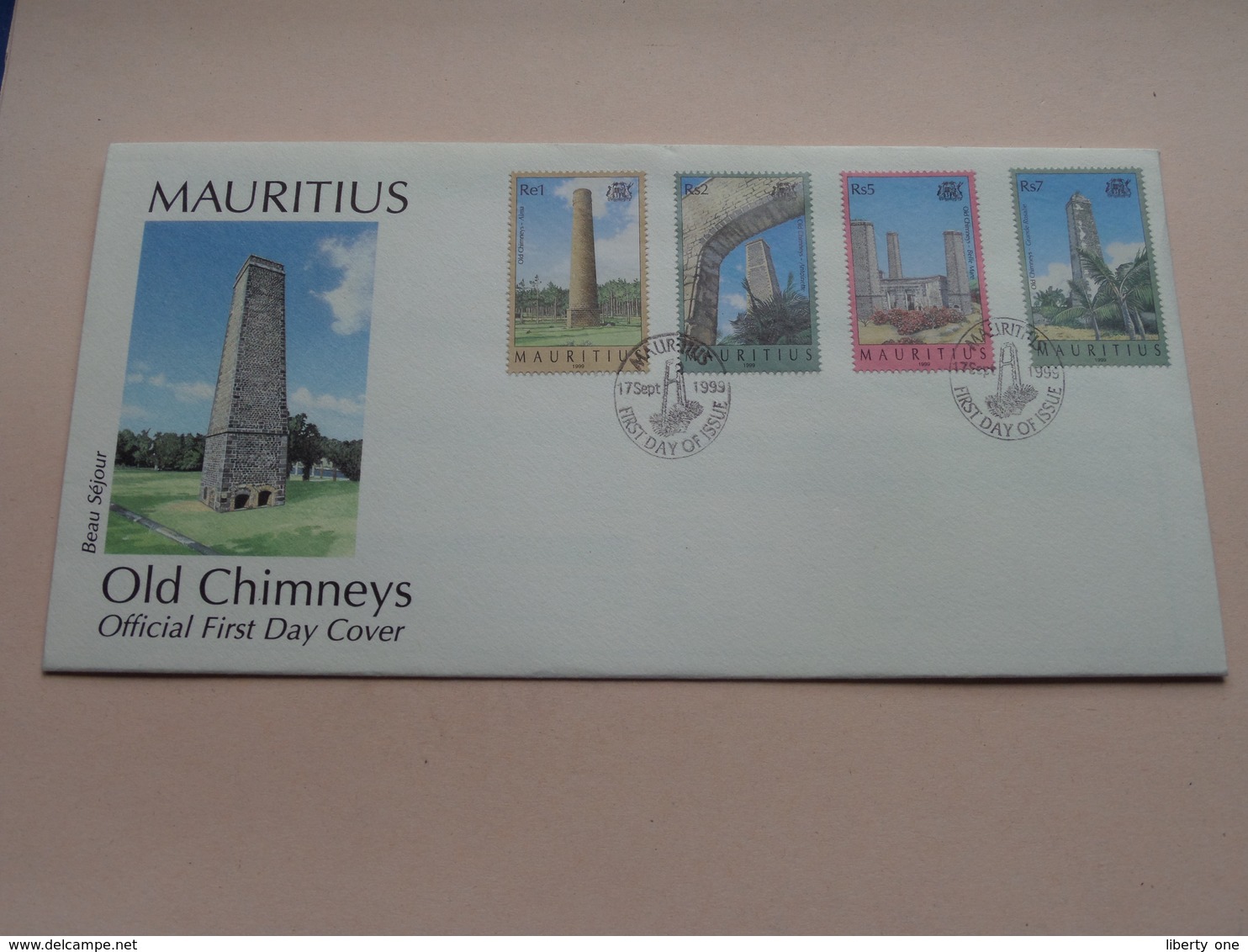 OLD CHIMNEYS Official FDC 17 Sept 1999 Mauritius ( Zie/voir Photo SVP ) ! - Maurice (1968-...)