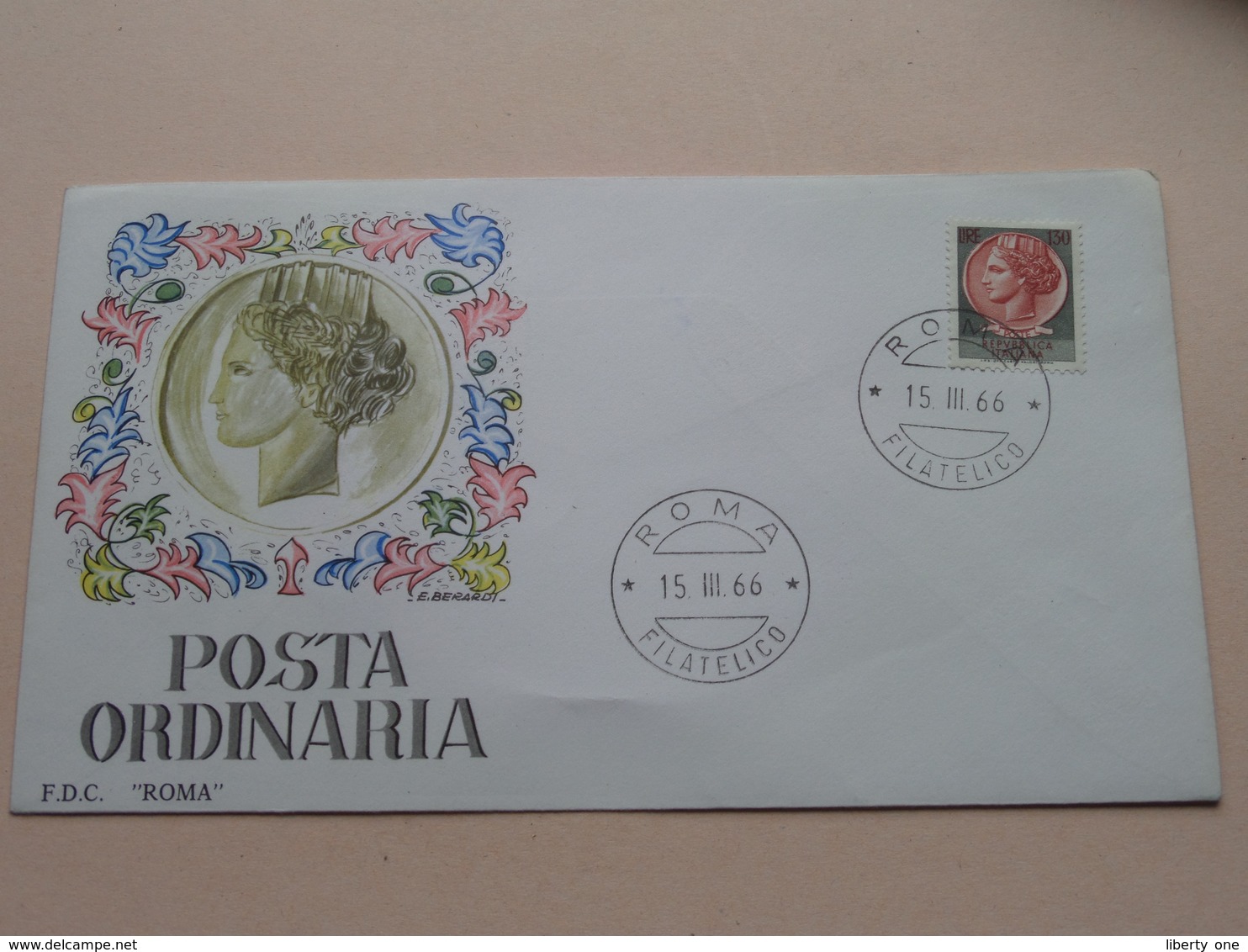 POSTA ORINARIA Roma Filatelico 15-III-66 - FDC " Roma " ( Zie/voir Photo SVP ) ! - FDC