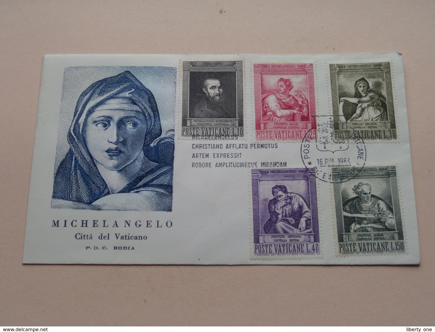 MICHELANGELO Citta Del Vaticano FDC Rodia - 1964 ( Zie/voir Photo SVP ) ! - FDC