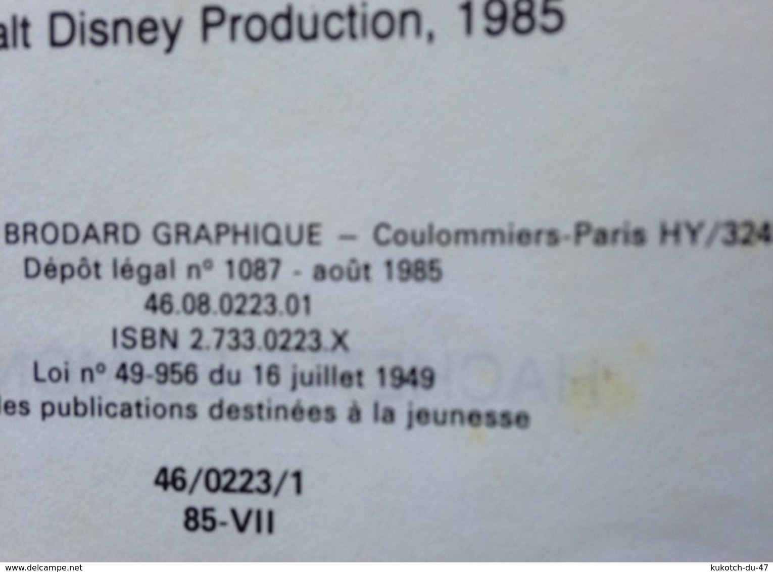 Disney - BD Taram Et Le Chaudron Magique (1985) - Disney