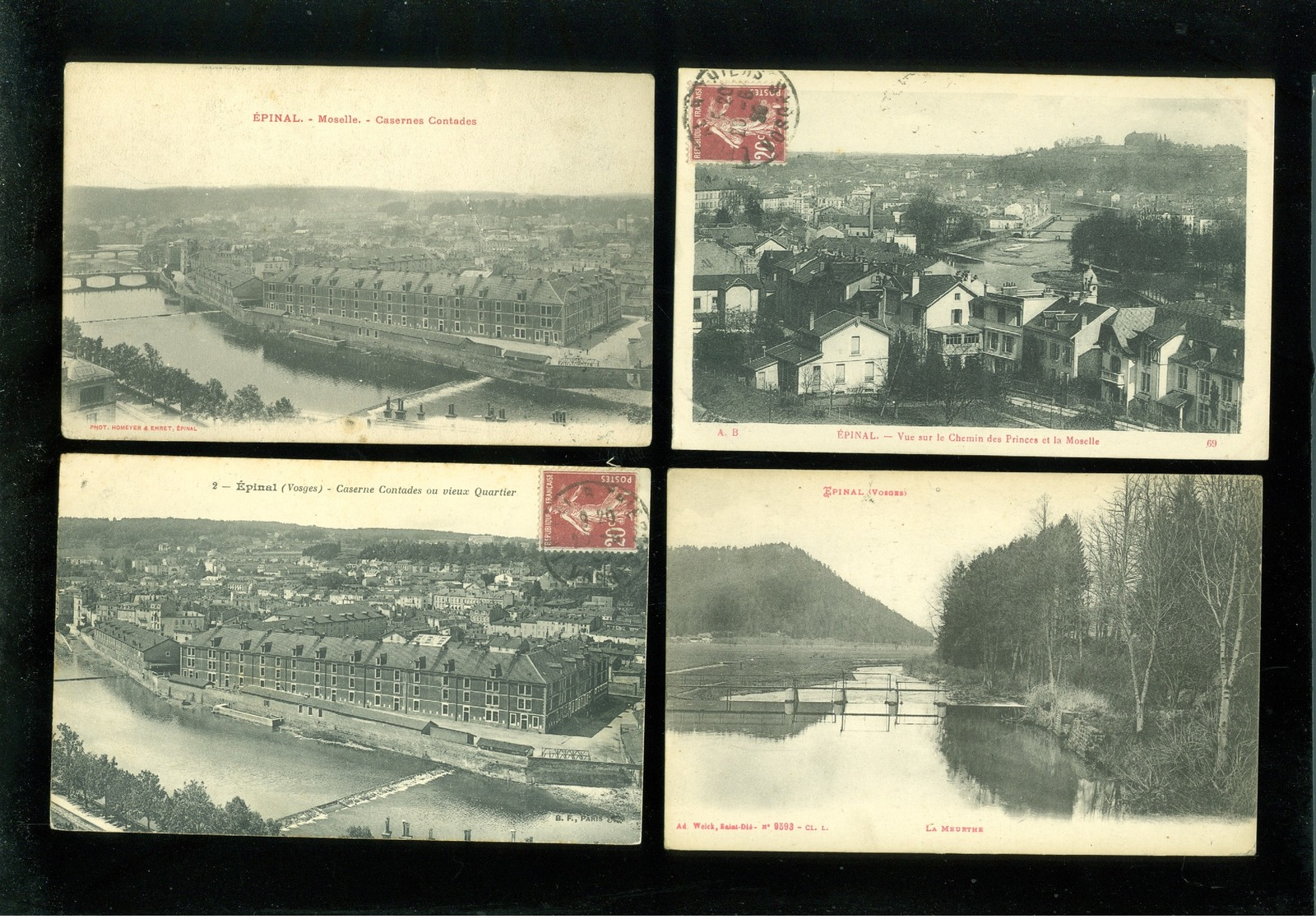 Beau lot de 50 cartes postales de France Vosges Epinal + Vittel          Mooi lot van 50 postkaarten van Frankrijk (88)