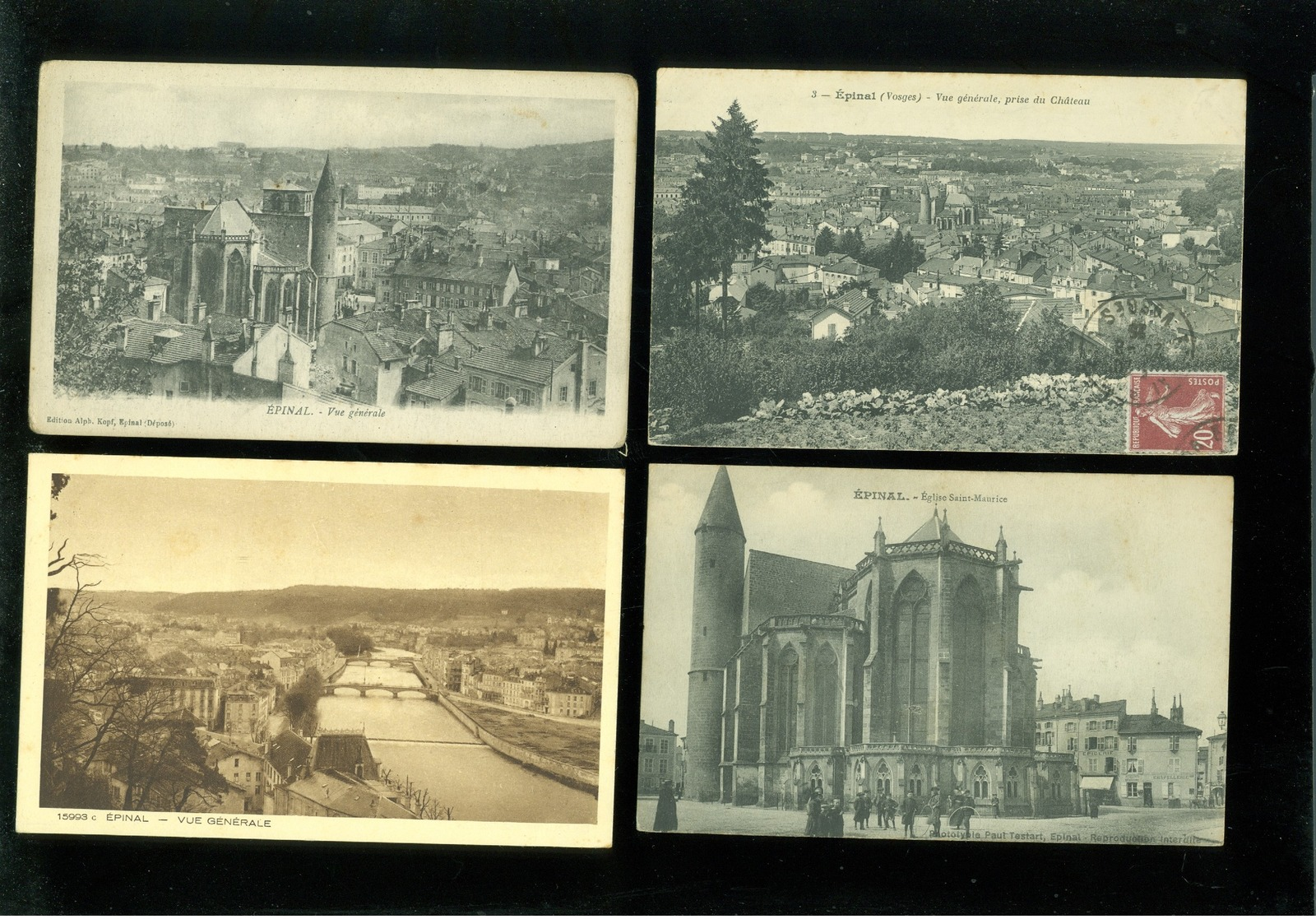 Beau lot de 50 cartes postales de France Vosges Epinal + Vittel          Mooi lot van 50 postkaarten van Frankrijk (88)