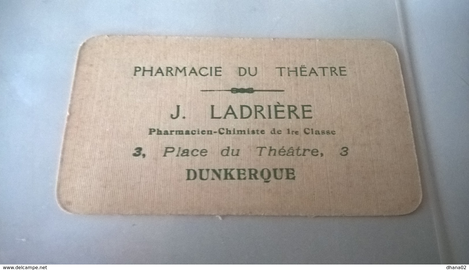 CARTE PARFUMEE FLORAMYNE - Vintage (until 1960)