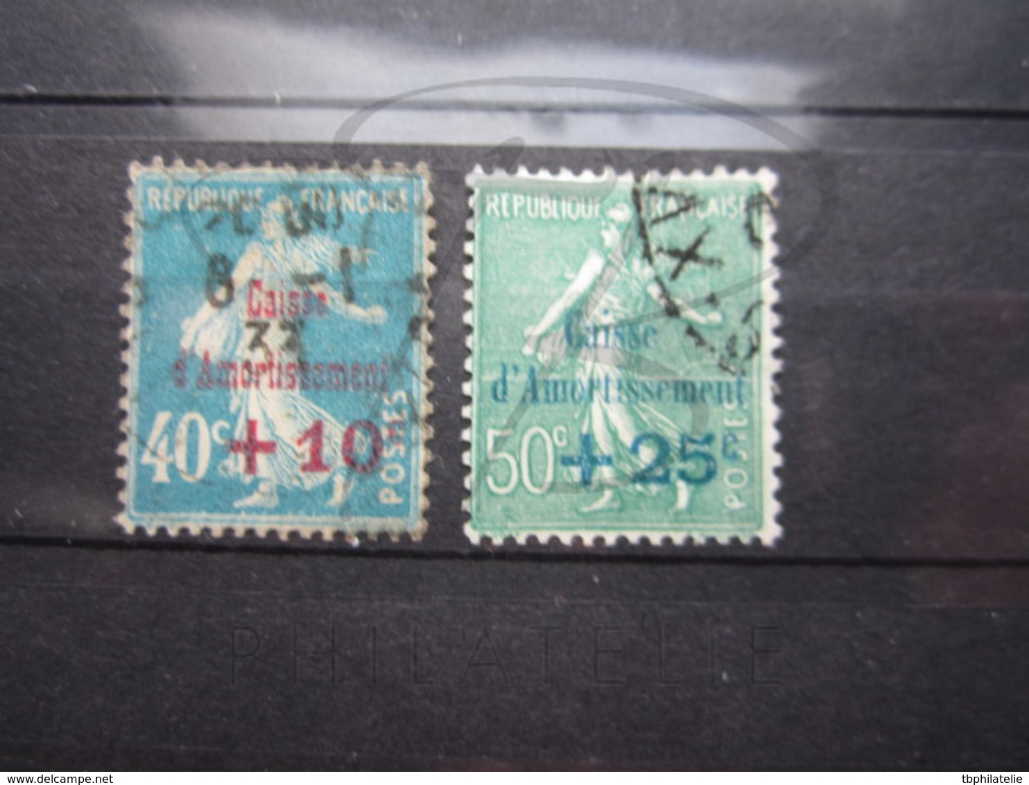 VEND TIMBRES DE FRANCE N° 246 + 247 !!! - 1927-31 Caisse D'Amortissement