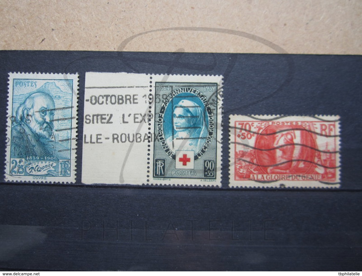 VEND TIMBRES DE FRANCE N° 421 + 422 + 423 !!! - Oblitérés