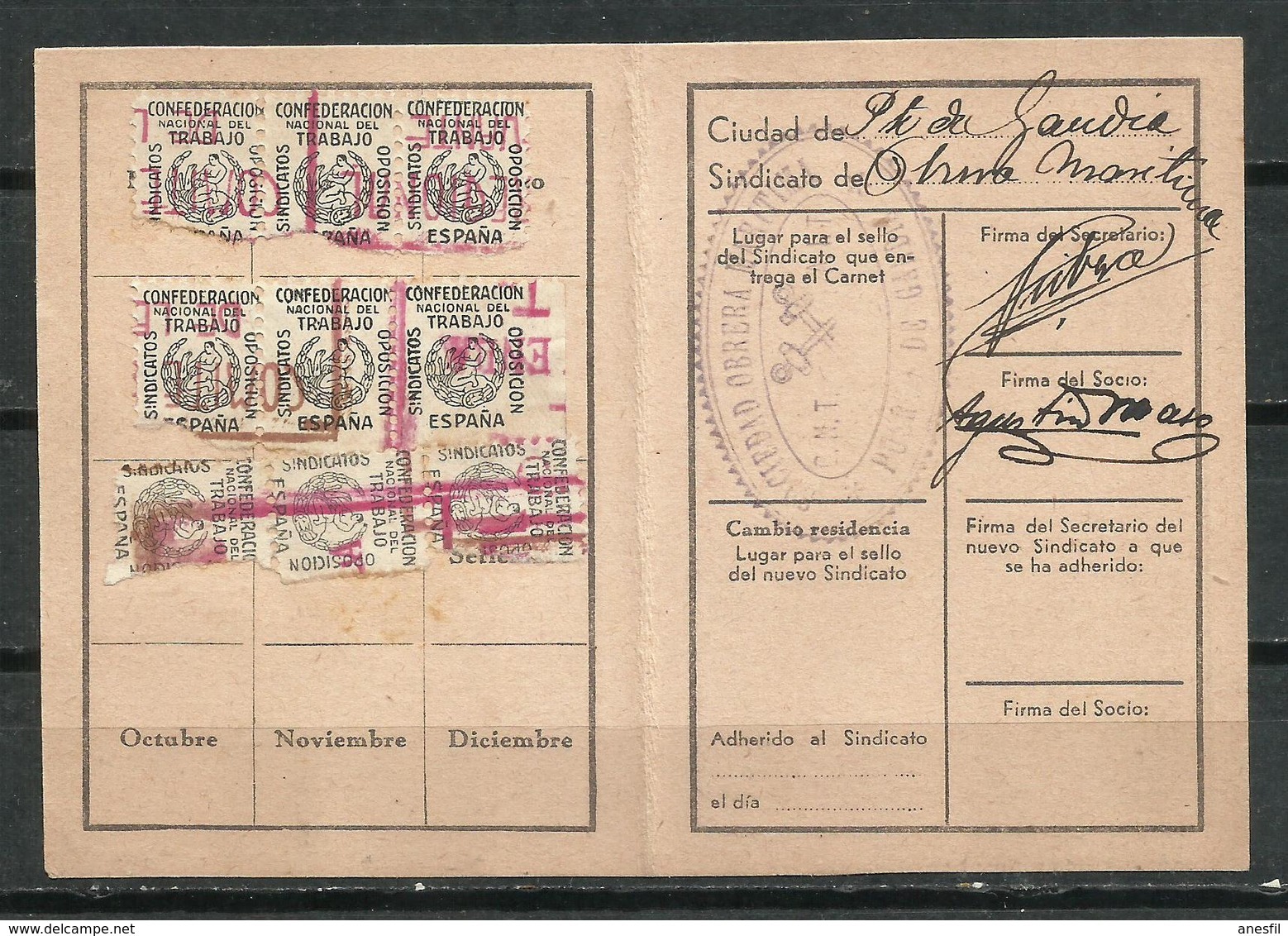 España. 1935. Carta Confederal De La CNT. (Confederación Nacional De Trabajo) - Documentos Históricos