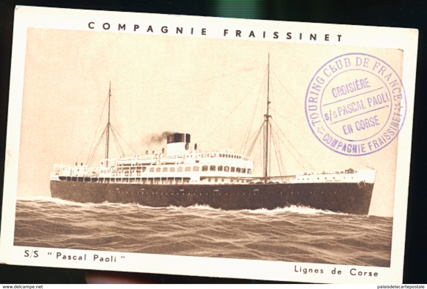 SS PASCAL PAOLI - Dampfer