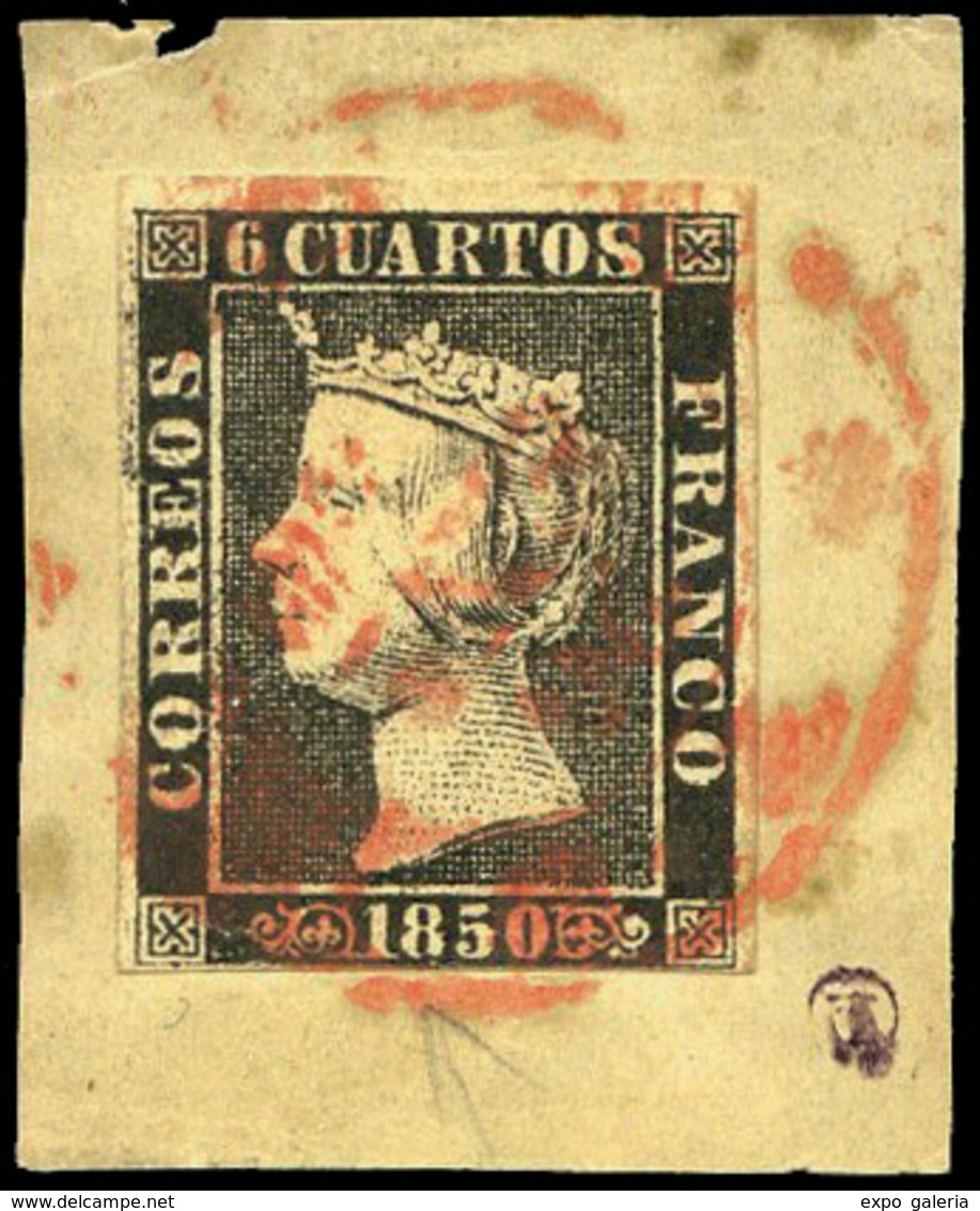 Ed. 1 - Fragmento. Baeza En Rojo. Lujo. - Used Stamps