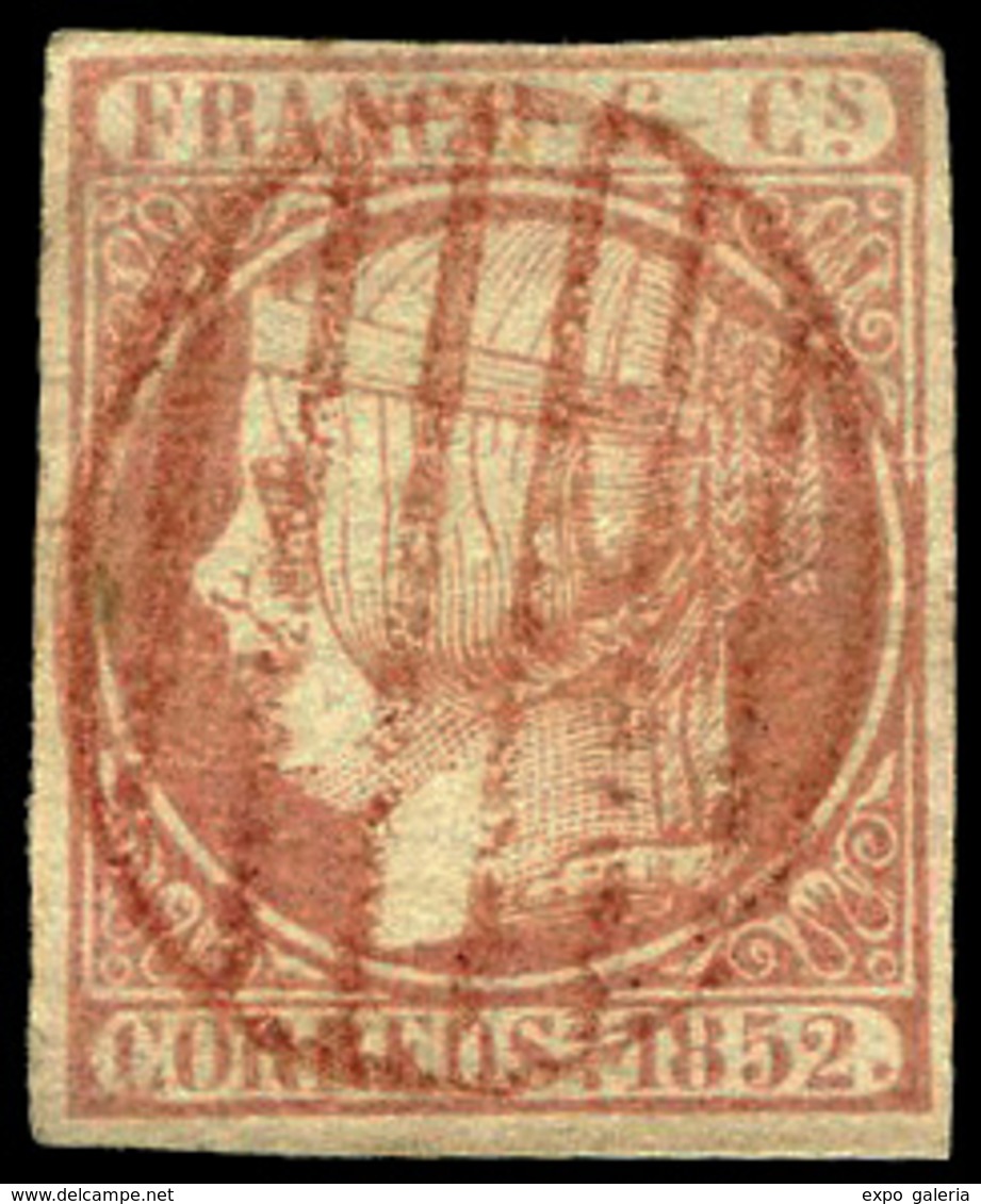 Ed. 0 12 Mat. “Parrilla Roja” Precioso. Cat. 200€ - Used Stamps