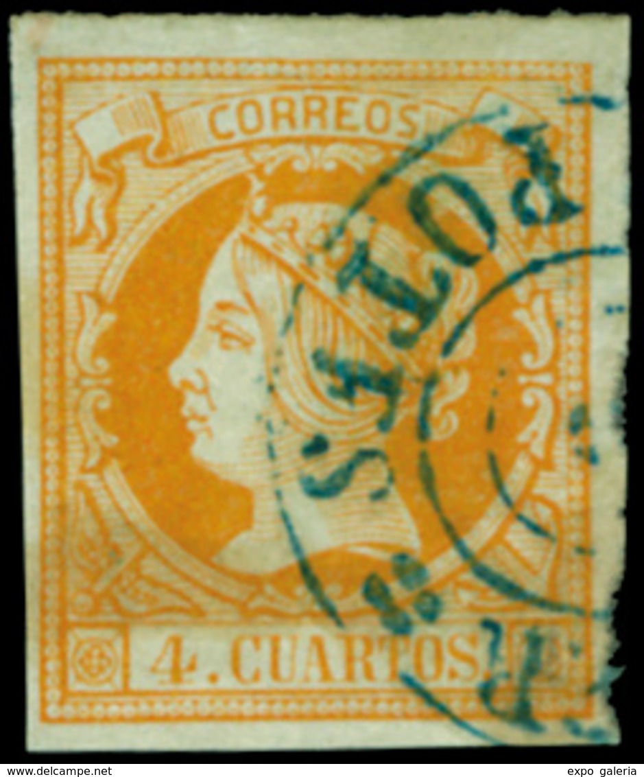 Ed.  52 Marcas Diversas. “Potes-Santander” (azul) Marquillado. Raro. - Used Stamps