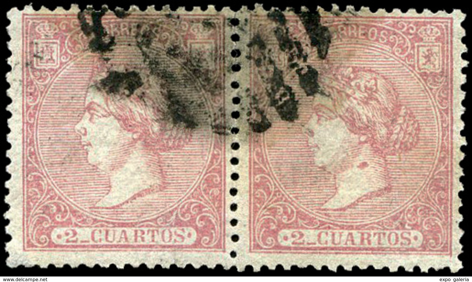 Ed. 0 80 Pareja Horizontal. Raros Los Múltiples En Este Sello. Cat. 170€ - Used Stamps