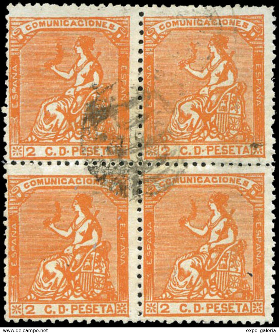 Ed. 0 131 Bl. 4 Marca Ovalada PD “Paye Destination” Lujo. Raro. - Used Stamps