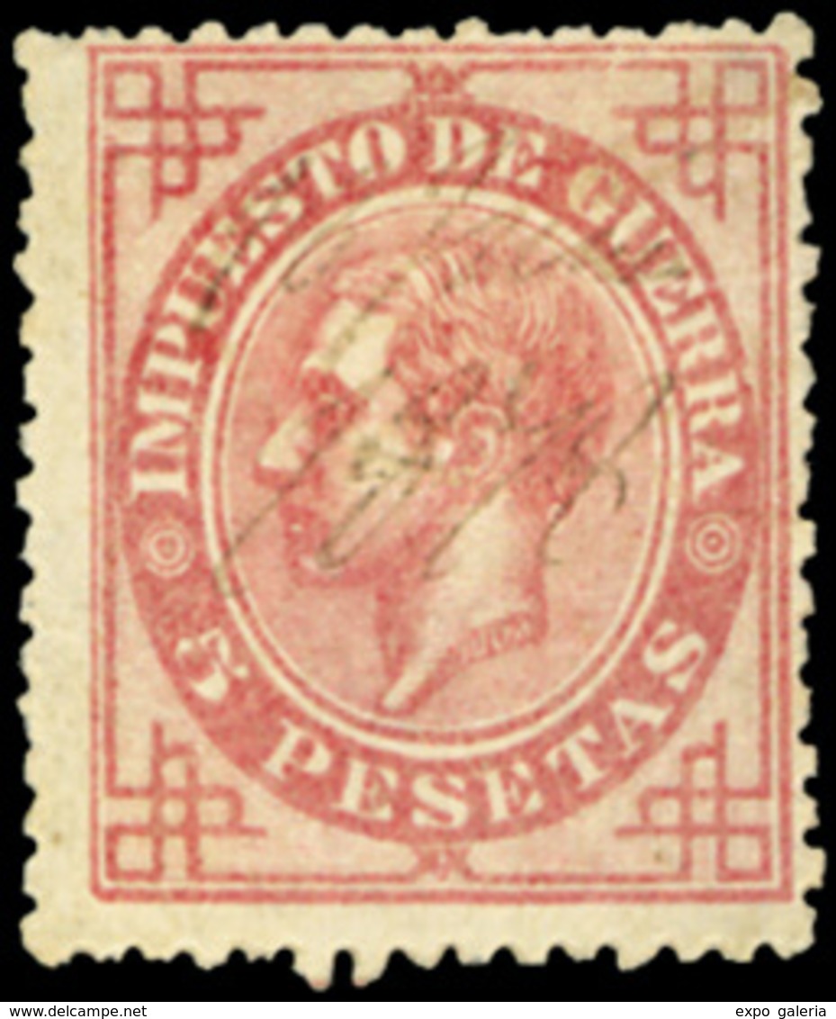 Ed. 0 187 Muy Bonito. Mat. Pluma. Cat. 410€ - Unused Stamps