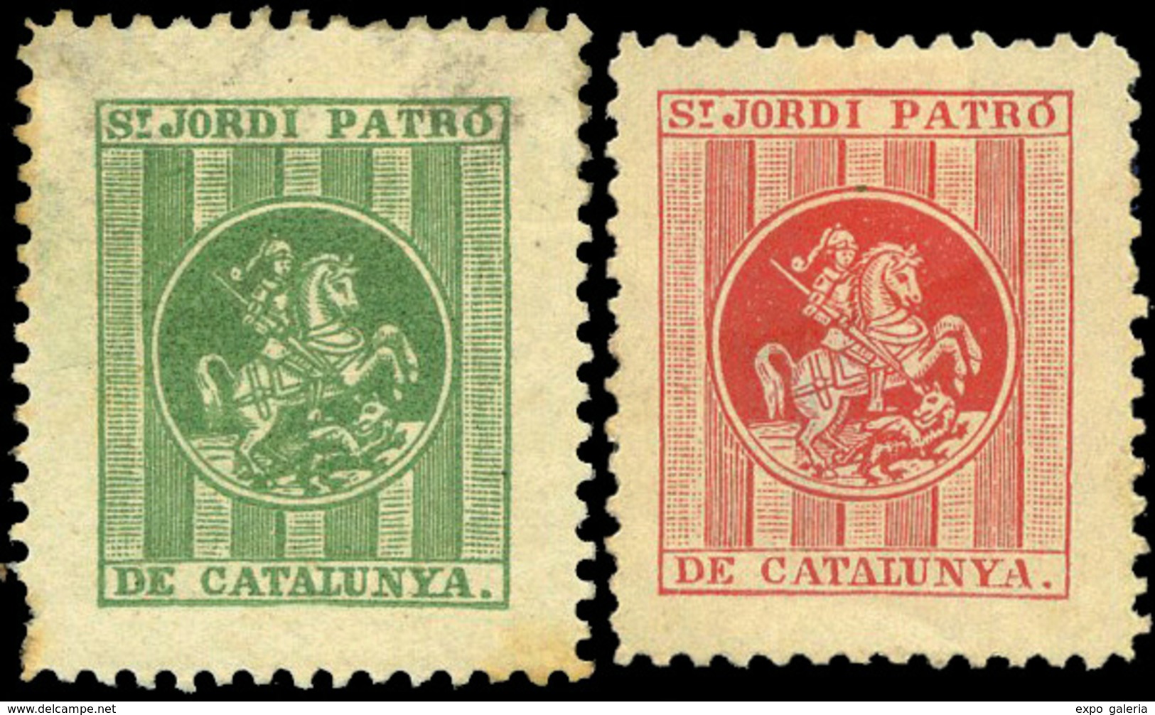 ** S/Cat. 9 Valores. “St. Jordi Patró De Catalunya” - Other & Unclassified