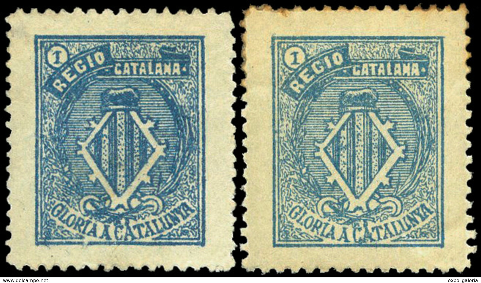 ** S/Cat. 2 Valores. “Regió Catalana. Gloria A Catalunya” Rara - Other & Unclassified