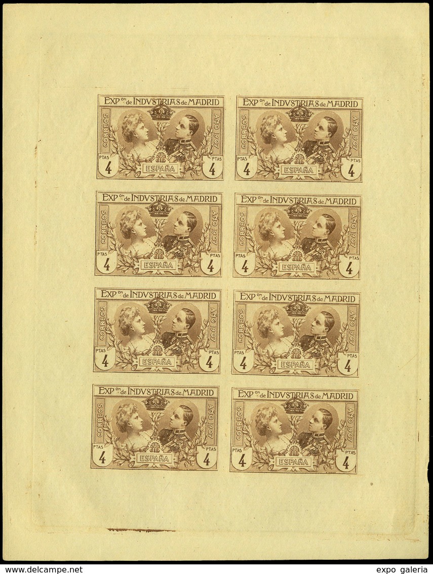 Ed. * SR 6 HB De 8 Sellos S/D. No Cat. Muy Raro - Unused Stamps