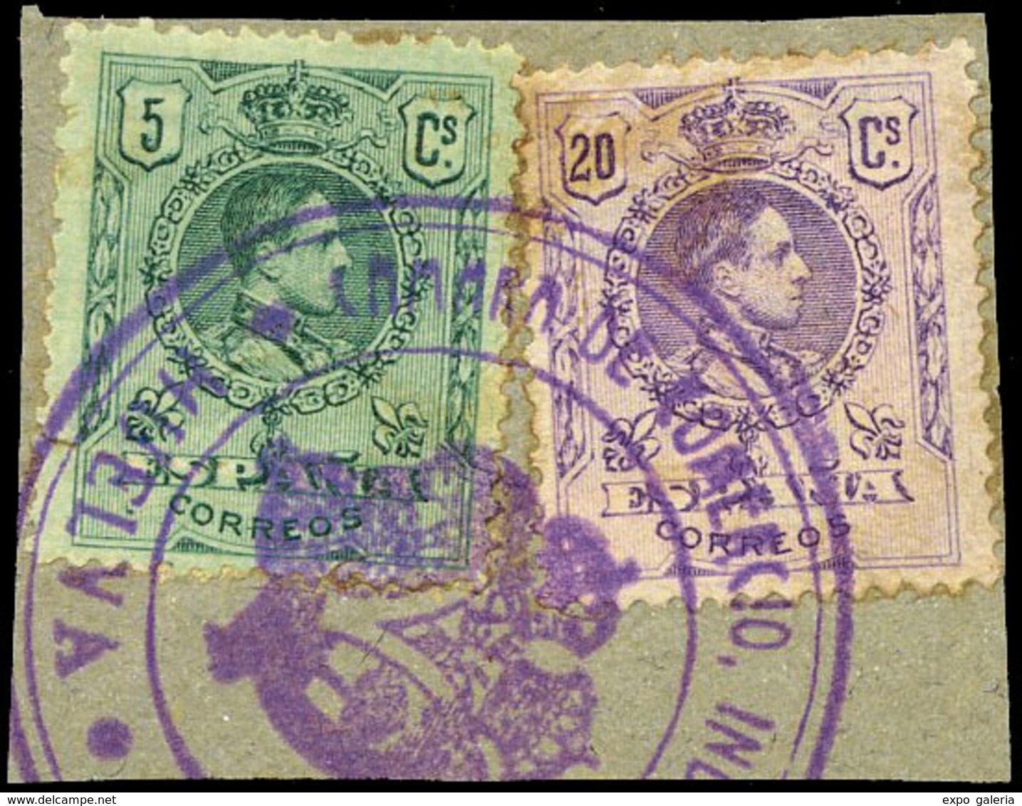 Ed. 268-270 - Pequeño Fragmento Con Marca “Cámara De Comercio.Huelva. Huelga De Correos” - Unused Stamps