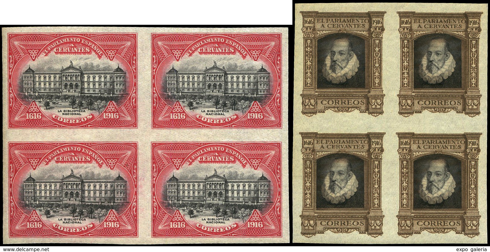 Ed. *** FR 11/18 S/D Bl. De 4. Lujo. - Unused Stamps