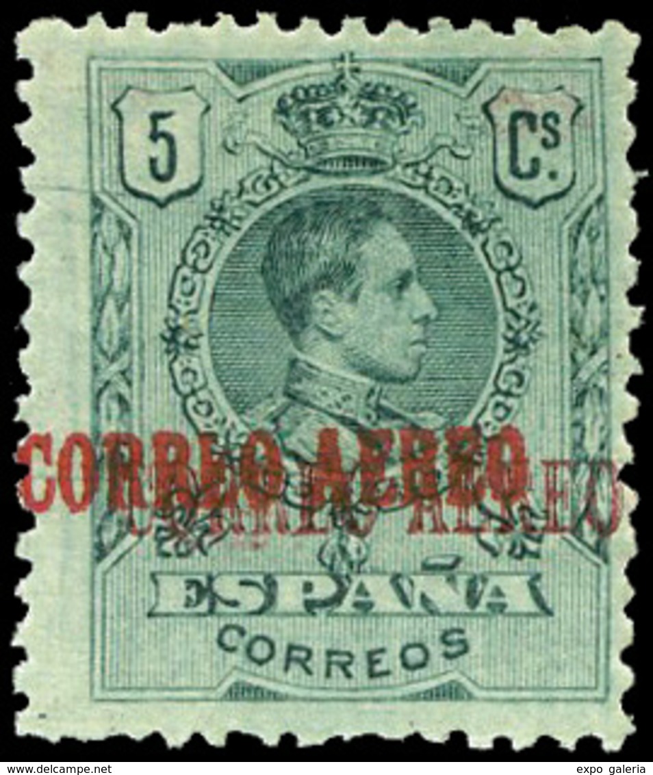 Ed. ** 292hh - Habilitación Doble. Precioso Centraje. Marquillado Galvez. Cat. +121€ - Unused Stamps