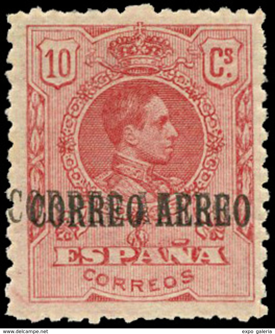 Ed. ** 293hh - Habilitación Doble. Centraje Lujo. Marquillado Galvez. Cat. ++150€ - Unused Stamps