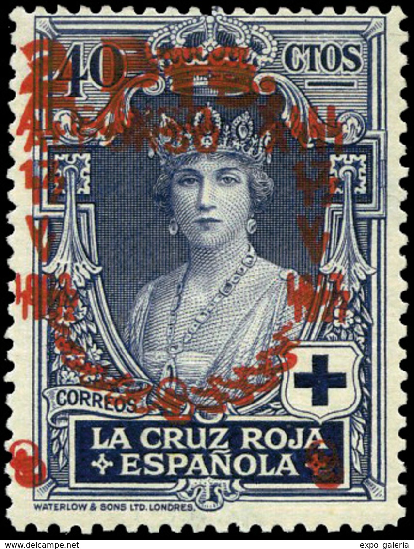 Ed. ** 383HH Doble Marquilla Galvez Y Roig.Cat.38€ - Unused Stamps