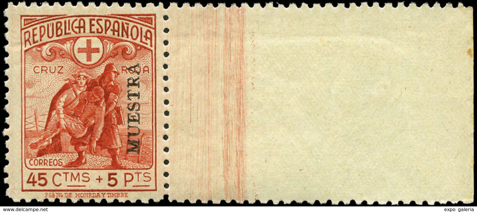 Ed. *** 767M Sobrec. “Muestra” Borde Hoja. - Unused Stamps