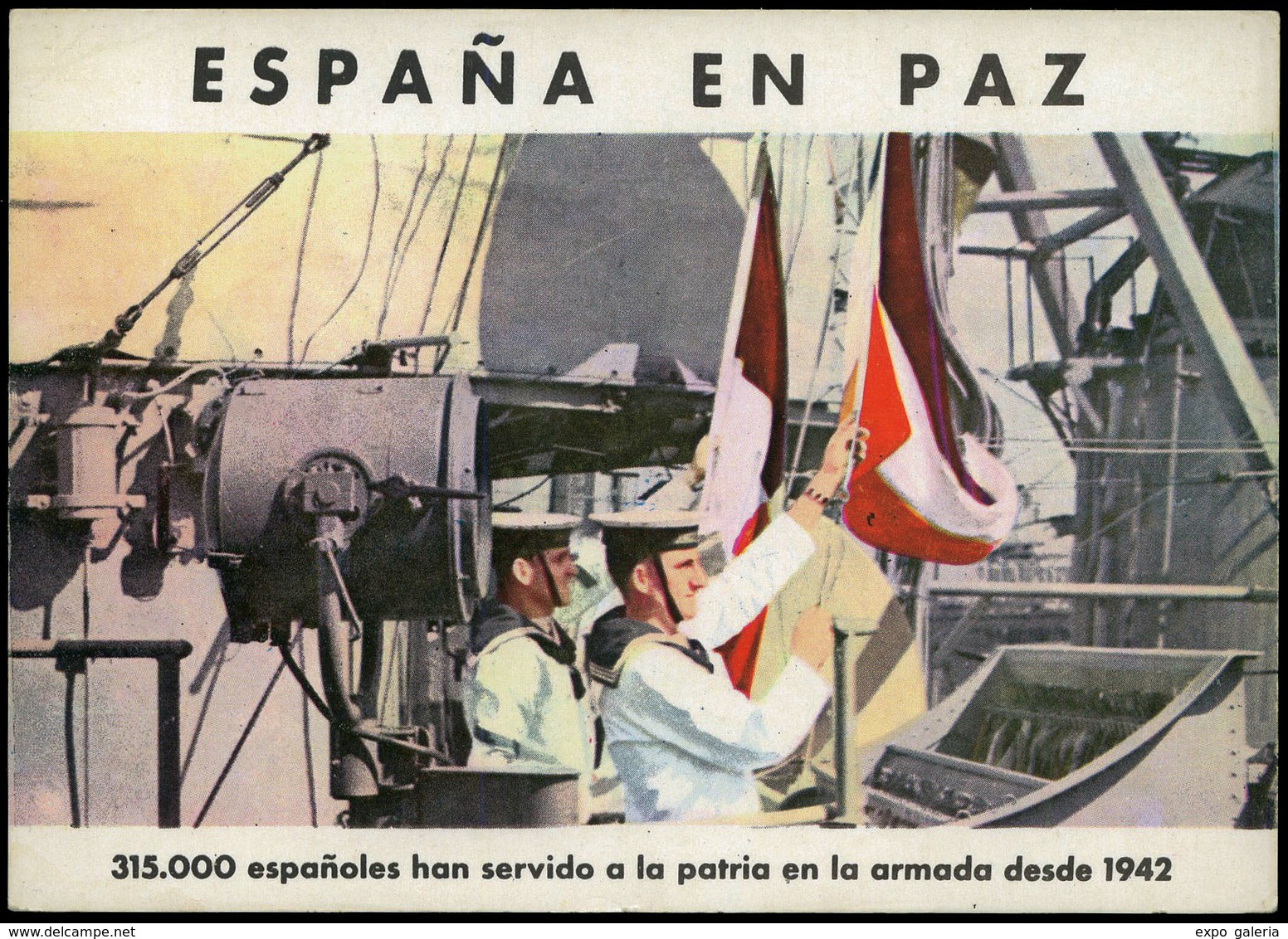 T.P. 1942. Tarjeta Ilustrada Sin Circular “España En Paz. 315.000 Españoles Han Servido A La Patria” Lujo. - Ungebraucht