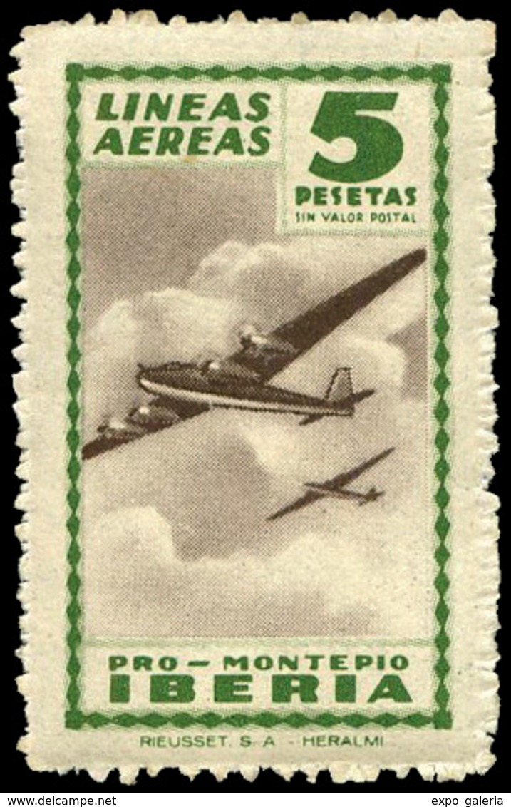 *** 1949. 9 Valores. “Lineas Aereas Iberia” - Unused Stamps