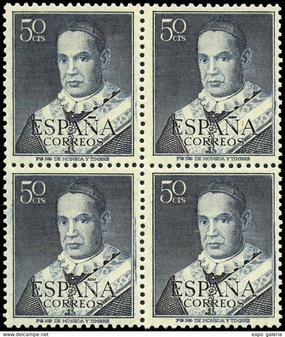 Ed. *** 1102 Bl.4 - Con Las Siguientes Variedades : 1102Tb+1102tc+1102it. Lujo.Interesante.Cat.+125€ - Unused Stamps